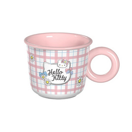 FOFO แก้วปากกว้างหูจับกลม รุ่น CT-U7-KT45-1 Hello Hitty ขนาด 370 มล. - FOFO