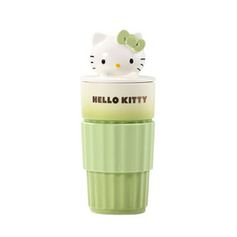 FOFO แก้วโรมัน Hello kitty 3D รุ่นมัทฉะ พร้อมฝา ขนาด 500 มล. - #N/A, อุปกรณ์บนโต๊ะอาหาร
