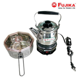 FUJIKA เตาไฟฟ้ามินิอเนกประสงค์ พร้อมหม้อสแตนเสลและกาสแตนเลส รุ่น MN-451/KP - FUJIKA, เครื่องใช้ไฟฟ้าขนาดเล็ก