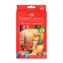 Faber-Castell ดินสอสีไม้อัศวิน กล่องกระดาษ 36 สี - Faber-Castell, เครื่องเขียน/เครื่องใช้สำนักงาน