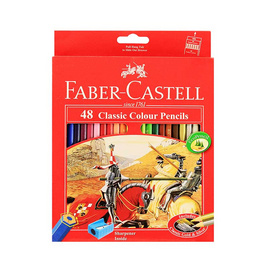 Faber-Castell ดินสอสีไม้อัศวิน กล่องกระดาษ 48 สี - Faber-Castell, Faber-Castell