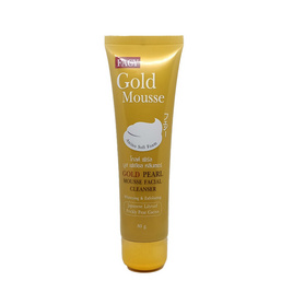 Facy ผลิตภัณฑ์ล้างหน้า Gold Mousse  Facial Cleanser 80 กรัม - Facy, ความงาม