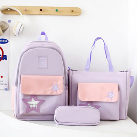 Fancybag Bag กระเป๋าเป้ SET 5 ใบ สีม่วง - Fancybag, แฟชั่น
