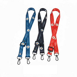 Fancyqube สายคล้องดอกเดซี่ (แพ็ก 3 ชิ้น) กรม ดำ แดง - Fancyqube, สายคล้องบัตร