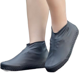 Fashion Shoe รองเท้ากันฝน รองเท้าคลุมกันฝน Color ซิลิโคน แพ็ก 2 คู่ - Fashion Shoe, รองเท้า