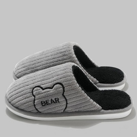 Fashion slippers รองเท้าใส่ในบ้าน ลาย BEAR - fashion slippers, รองเท้า