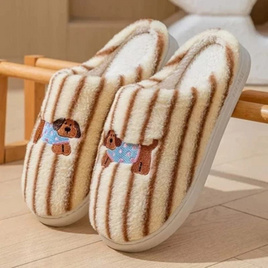 Fashion slippers รองเท้าใส่ในบ้าน ลายน้องหมา PVC พื้นยางกันลื่น - fashion slippers, รองเท้า