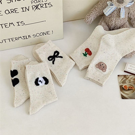 Fashion sock ถุงเท้าลาย SWEET CHERY NO.C148  (5ลาย/10คู่) - Fashion sock