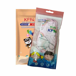 Finseason หน้ากากป้องกันฝุ่น KF94 Kids สำหรับเด็กผู้หญิง คละลาย (แพ็ก10ชิ้น) - Finseason, เครื่องมือเพื่อสุขภาพ