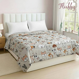 Fluffy ผ้านวมขนาด 60x80 นิ้ว ลาย Puppy - Fluffy, ผ้านวม ผ้าห่ม