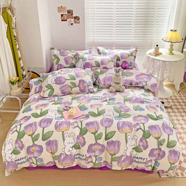 Fluffy ผ้านวมขนาด 60x80 นิ้ว ลาย Violet - Fluffy, ผ้านวม ผ้าห่ม
