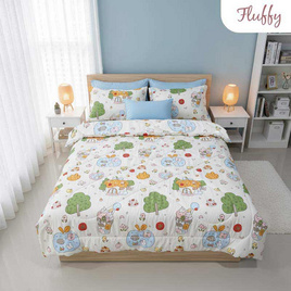 Fluffy ชุดผ้าปูที่นอน + ผ้านวม ลาย Cake Village - Fluffy