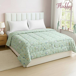 Fluffy ผ้านวมลาย Mint Bun - Fluffy, ชุดผ้าปูที่นอนพร้อมผ้านวม