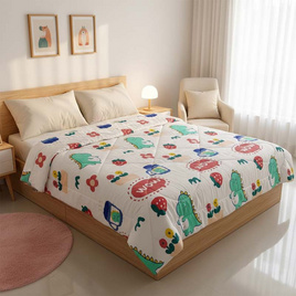 Fluffy ผ้านวม ลาย Wow Godji - Fluffy, ผ้านวม ผ้าห่ม