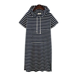 Forever25 เสื้อผ้าชุดเดรสคอตตอนลายทาง - Forever25, 7Online