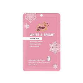 Freyja แผ่นมาส์กหน้า Peau White & Bright Vitamin Mask 25 กรัม - Freyja, ดูแลผิวหน้า