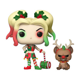 Funko POP! (50656) - Harley Quinn with Helper (357) POP!&Buddy: DC Holiday - Toytopia, แฟชั่น