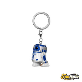 Funko POP (53058) : R2-D2 Pocket POP! Keychain: Star Wars - Toytopia, ของเล่น