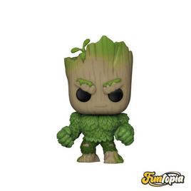 Funko POP (81338) : Groot as Hulk (1397) POP! Marvel: We Are Groot - Toytopia, โมเดลและของสะสมและงานอดิเรก