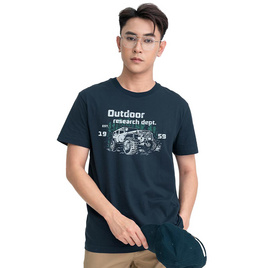 GALLOP เสื้อยืดผ้าคอตตอนพิมพ์ลาย Graphic Tee รุ่น GT9160 - GALLOP1959, เสื้อผ้าผู้ชาย