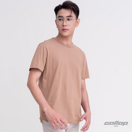 GALLOP Men's Wear เสื้อยืดคอกลม (Round-necked) รุ่น ชายโค้ง GBT9002 - GALLOP1959, เสื้อยืด