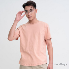 GALLOP Men's Wear เสื้อยืดคอกลม (Round-necked) รุ่น ชายโค้ง GBT9002 - GALLOP1959, แฟชั่นผู้ชาย