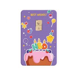 GCAP GOLD ทองคำแท่ง 96.50% น้ำหนัก 1 กรัม Happy Birth Day - GCAP GOLD, ทองคำและทองรูปพรรณ
