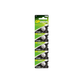 GP ถ่านเม็ดกระดุม รุ่น Lithium Button Cell no.1620 5 ก้อน - Gp, แบตเตอรี่