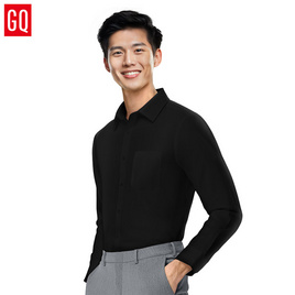 GQWhite Black ที่สุดแห่งเสื้อเชิ้ตสีดำ (รุ่นมีกระเป๋า) - GQ, เสื้อผ้าและเครื่องประดับ