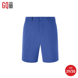 GQ จีคิว กางเกงดีดี ชิโน ขาสั้น สีฟ้า - GQ, แฟชั่นผู้ชาย