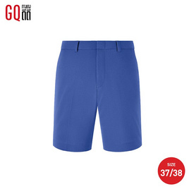 GQ จีคิว กางเกงดีดี ชิโน ขาสั้น สีฟ้า - GQ, เสื้อผ้า