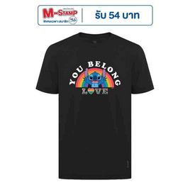 GQ EASY จีคิว อีซี่ เสื้อดีสนีย์ ลายสติช ลายรุ้ง - GQ, GQ Easy x Disney