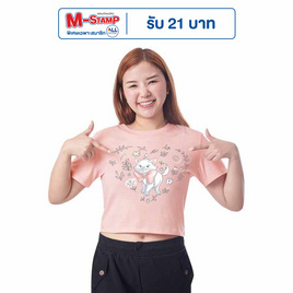 GQ EASY จีคิว อีซี่ เสื้อดีสนีย์ ลายแมวมารี ทรง Baby Tee - GQ, เสื้อผ้าและเครื่องประดับ