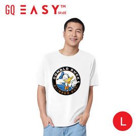 GQ EASY จีคิว อีซี่ เสื้อโดนัลล์ ดั๊ก (Donald Duck) ลายโลโก้ ฉลองครบรอบ 90 ปี - GQ, เสื้อผ้าและเครื่องประดับ