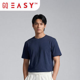 GQ Easy จีคิวอีซี่ เสื้อยืด สีฟ้าก่อนค่ำ - GQ, Fashion Sub Catetogy