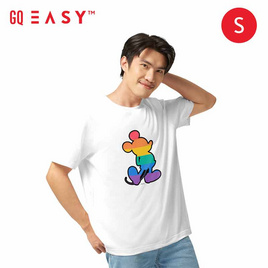 GQ จีคิว เสื้อดิสนีย์ ลาย Pride Month สีขาว - GQ, แฟชั่นผู้ชาย