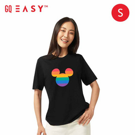 GQ จีคิว เสื้อดิสนีย์ ลาย Pride Month สีดำ - GQ, เสื้อผ้า