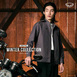 GRAND SPORT เสื้อแจ็คเก็ตตัดต่อบ่า 2025 สีขาว รุ่น 030004 - Grand Sport, Grand Sport