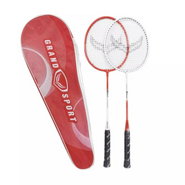 GRAND SPORT ไม้แบดมินตัน แพ็คคู่ ซองเต็มใบ รุ่น Orbyt - Grand Sport, อุปกรณ์กีฬา