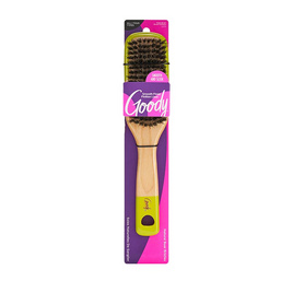 Goody หวีแปรงขนหมูป่า (รุ่น 11275)  Wood Styler Brush, HD สีเขียว - Goody, อุปกรณ์เสริมความงาม