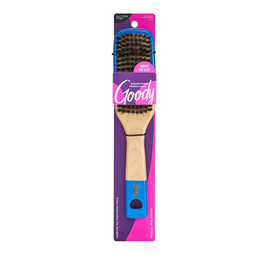 Goody หวีแปรงขนหมูป่า (รุ่น 11275)  Wood Styler Brush, HD สีฟ้า - Goody, ความงาม