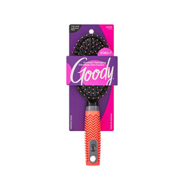 Goody หวีแปรงนีออน Neon Grips Oval Cushion Brush (รุ่น 06868) สีส้ม - Goody, wet brush หวี disney princess ราคาพิเศษ