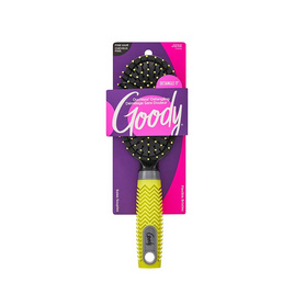 Goody หวีแปรงนีออน Neon Grips Oval Cushion Brush (รุ่น 06868) สีเหลือง - Goody, อุปกรณ์อื่นๆ