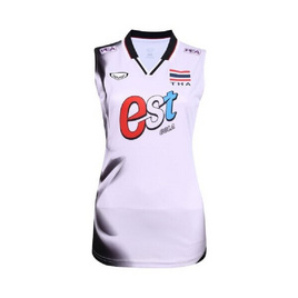 Grand Sport เสื้อวอลเลย์บอลทีมชาติหญิง แขนกุด สีขาว - Grand Sport, THAILAND NATION VOLLEYBALL TEAM JERSEY ราคาช่วงโปร