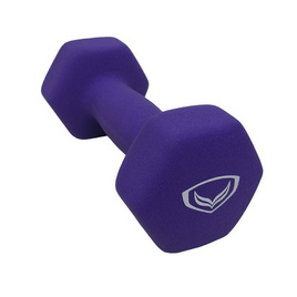 Grand Sport ดัมเบลเหล็กหุ้มยางนีโอพรีน 3kg สีม่วง - Grand Sport