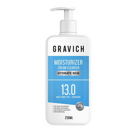 Gravich คลีนเซอร์ Moist Intense Smooth Cream Cleanser 250 มล. - Gravich, ผลิตภัณฑ์ดูแลผิวหน้า