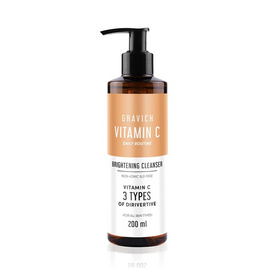 Gravich ผลิตภัณฑ์ล้างหน้า Triple Vitamin C Cleanser 200 มล. - Gravich, ทำความสะอาดผิวหน้า