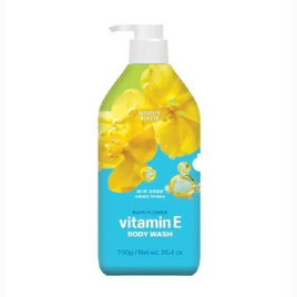 HAPPYBATH ครีมอาบน้ำ Canola Flower Vitamin E Body wash 750กรัม - HAPPYBATH, ดูแลผิวกาย และน้ำหอม