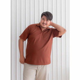 HAPPY TEE เสื้อโปโล PLUS SIZE มีกระเป๋า แขนสั้น - HAPPY TEE, แฟชั่นผู้ชาย