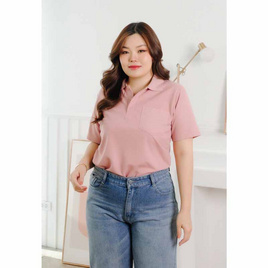 HAPPY TEE เสื้อโปโล PLUS SIZE มีกระเป๋า แขนสั้น - HAPPY TEE, HAPPY TEE